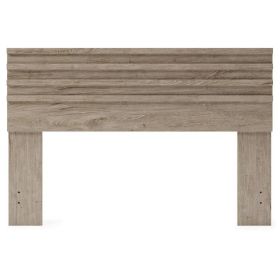 Queen size Farmhouse Headboard in Rustic Wood Finish (Color: natural)
